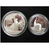 Image 1 : 1986-S STATUE OF LIBERTY PROOF SILVER DOLLAR & PROOF HALF DOLLAR
