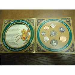 1999 UNITED KINGDOM BRILLIANT UNC COIN COLLECTION ORIGINAL ROYAL MINT PACKAGING