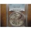 Image 1 : 1991 AMERICAN SILVER EAGLE PCGS MS68