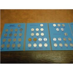 PARTIAL 1922-1960 CANADA 5 CENT ALBUM COMPLETE EXCEPT FOR 1925 AND 1926 FAR SIX, LATER DATES ARE MOS