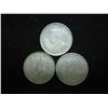 Image 2 : 1916,17 & 1918 CANADA SILVER 10 CENTS