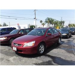 04 Honda Accord EX 4dr Sedan w/Leather (2 - T - `DRIVE