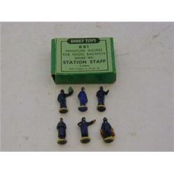 A BOXED SET OF SIX DINKY TOYS STATION STAFF, No.051 (6)  20-30...