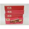 Image 1 : A BOXED HORNBY DUBLO T.P.O MAIL VAN SET, No.2400, with three boxed coaches, (red striped boxes) (...