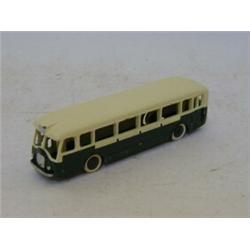 A FRENCH DINKY TOYS AUTOBUS, cream and green livery...