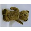 Image 1 : A GOLDEN PLUSH TEDDY BEAR, felt pads, musical mechanism to stomach, length 40cm, (worn)  30-40...