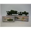 Image 1 : A BOXED DINKY SUPERTOYS TANK TRANSPORTER, No.660, driver, no window glazing, and a boxed Centurio...