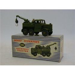 A BOXED DINKY SUPERTOYS RECOVERY TRACTOR, No.661, driver, operable crane  20-40...