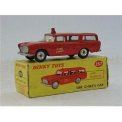 A BOXED DINKY TOYS FIRE CHIEF'S CAR, No.257  20-30...