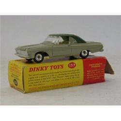 A BOXED DINKY TOYS PLYMOUTH FURY CONVERTABLE, No.137  20-30...