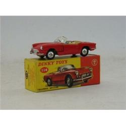 A BOXED DINKY TOYS TRIUMPH SPITFIRE, No.114  30-50...