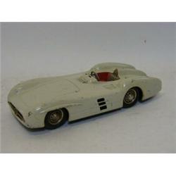 A TINPLATE MERCEDES RACING CAR, friction action, with other unboxed model vehicles, (parcel)  20-...