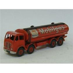 A DINKY SUPERTOYS FODEN 'MOBILGAS' TANKER, red livery, Pegasus Logo at cab end 30-40...