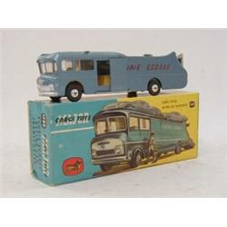 A BOXED CORGI MAJOR TOYS RACING CAR TRANSPORTER, No.1126, light metallic blue livery, red decals,...