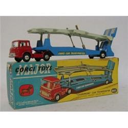 A BOXED CORGI MAJOR TOYS CAR TRANSPORTER, No.1105 30-40...