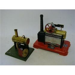 A MAMOD STATIONARY STEAM ENGINE, and another (2)  20-30...