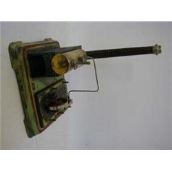 A TINPLATE STATIONARY STEAM ENGINE, simulated brick, transfer 'D.C' mark and a Sherbourne example...
