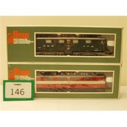 Seven Lima railway locomotives…