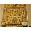 Image 1 : Early 19c Christmas Day sampler dated May12th 1820, (some damage), 16x13"…