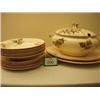 Image 1 : Victorian fifteen piece soup set, embossed marks for George Jones plus date triangle…
