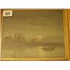 Image 1 : 19c framed oil on canvas 'The Norfolk Broad' by J B Pyne, 8x9", bears Fine Art Society label on r…