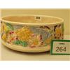 Image 1 : Clarice Cliff bowl with embossed floral and bird decoration, 9" diameter…