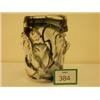 Image 1 : Whitefriars streaky green knobbly vase, 8" high…