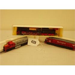 Seven various 'N' gauge locomotives…
