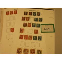 Used collection of GB stamps from 1840-1935 including 2x1d black and 1x2d blue (1840) and many ot…