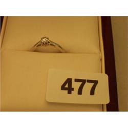 .25ct diamond solitaire ring with certificate…