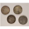 Image 1 : ( 4 ) NICE CIRCULATED MORGAN SILVER DOLLARS: 1884-O, 1886, 1887 & 1889