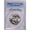 Image 1 : 1957-D FRANKLIN HALF DOLLAR, PCGS MS-64 FBL