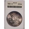 Image 1 : 1882-S MORGAN DOLLAR ANACS MS-63 TONED