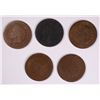 Image 1 : (5) 1865 INDIAN HEAD CENTS