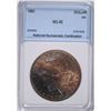 Image 1 : 1882 MORGAN DOLLAR NNC MS-66 RAINBOW OBVERSE