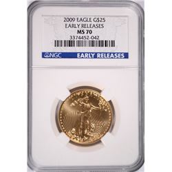 2009 GOLD EAGLE NGC MS 70