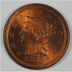 1856 LARGE CENT CH BU
