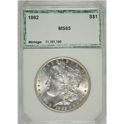 1882 MORGAN DOLLAR PCI MS-65 BETTER DATE