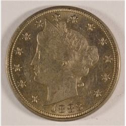1883 NO CENTS LIBERTY NICKEL, MS-64