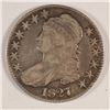 Image 1 : 1827 CAPPED BUST HALF DOLLAR, XF/AU