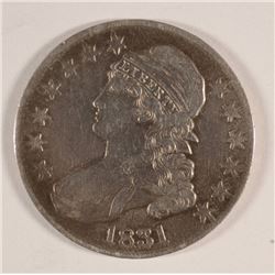 1831 CAPPED BUST HALF DOLLAR, FINE