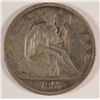 Image 1 : 1857 SEATED LIBERTY HALF DOLLAR, XF/AU