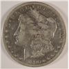 Image 1 : 1890-CC MORGAN SILVER DOLLAR, VG-FINE  SEMI-KEY