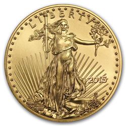 2015 1/10 oz Pure Gold American Eagle BU