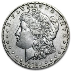 1896-O Morgan Dollar AU-55