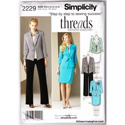 Simplicity Pattern 2229