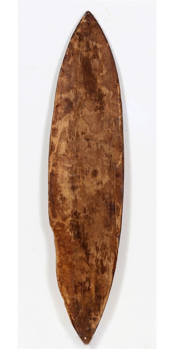 Polynesian Style Shield IV, HandCarved Wood
