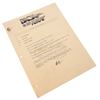 Image 1 : Back To The Future - Inter-Office Memo & Script Changes - 18252