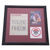 Image 1 : Back To The Future 2 - Prop Pizza Hut Wrapper & You're Fired Fax - 17734