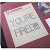 Image 2 : Back To The Future 2 - Prop Pizza Hut Wrapper & You're Fired Fax - 17734